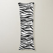 Zebra print body kussen (Voorkant Verticaal)