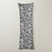 Zebra Print Body Pillow Lichaamskussen (Achterkant (Verticaal))