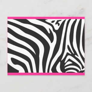 Zebra Print Briefkaart