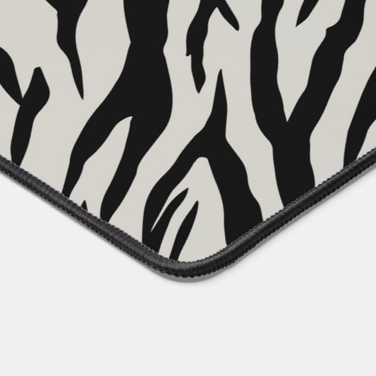 Zebra print bureau mat (Hoek)