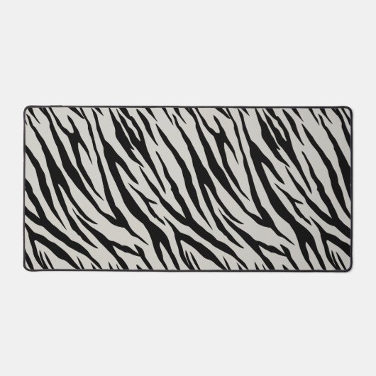 Zebra print bureau mat (Voorkant)