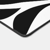 zebra print bureaumat (Hoek)