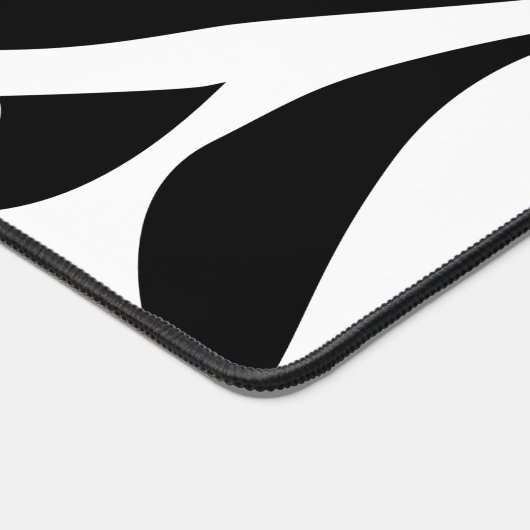 zebra print bureaumat (Hoek)