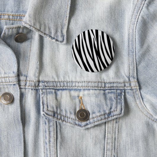 Zebra Print Button (In situ)