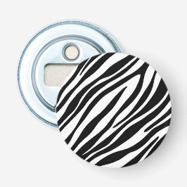 Zebra Print Button Flesopener