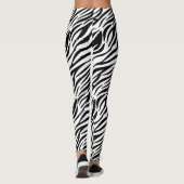 Zebra Print BW Leggings (Achterkant)