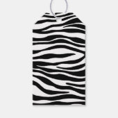 Zebra Print Cadeaulabel (Voorkant)