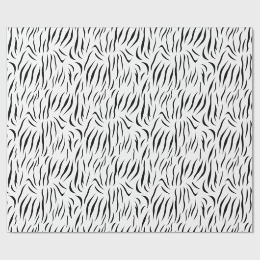 Zebra Print Cadeaupapier (Vlak)