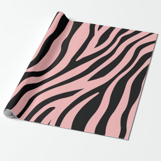 Zebra Print Cadeaupapier (Uitgerold)