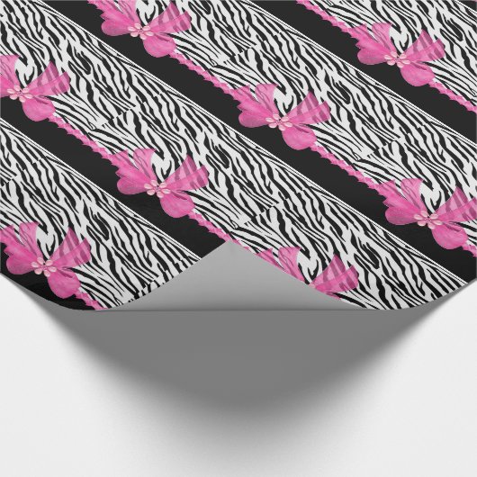 Zebra Print Cadeaupapier (Hoek)