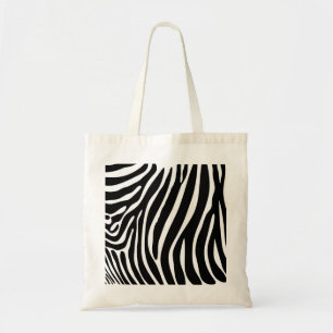Zebra Print Canvas tas