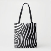 Zebra Print Canvas tas (Voorkant)