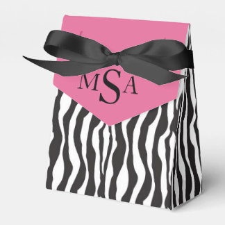 Zebra Print & Carriage Baby shower geschenkdoos Bedankdoosjes