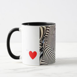 Zebra Print Coffee Mug Mok