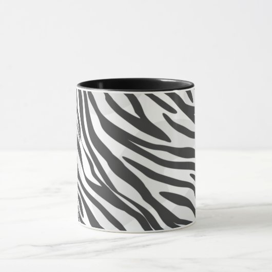Zebra Print Combo Mok, 325 ml Mok (Midden)