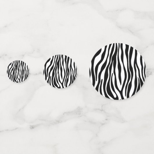 Zebra Print Confetti (Voorkanten)