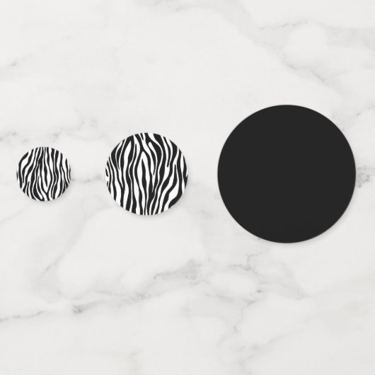 Zebra Print Confetti (Achterkanten)