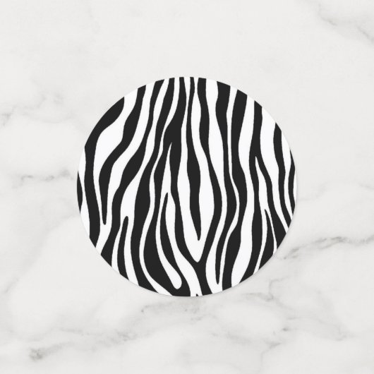 Zebra Print Confetti (Kleine voorkant)