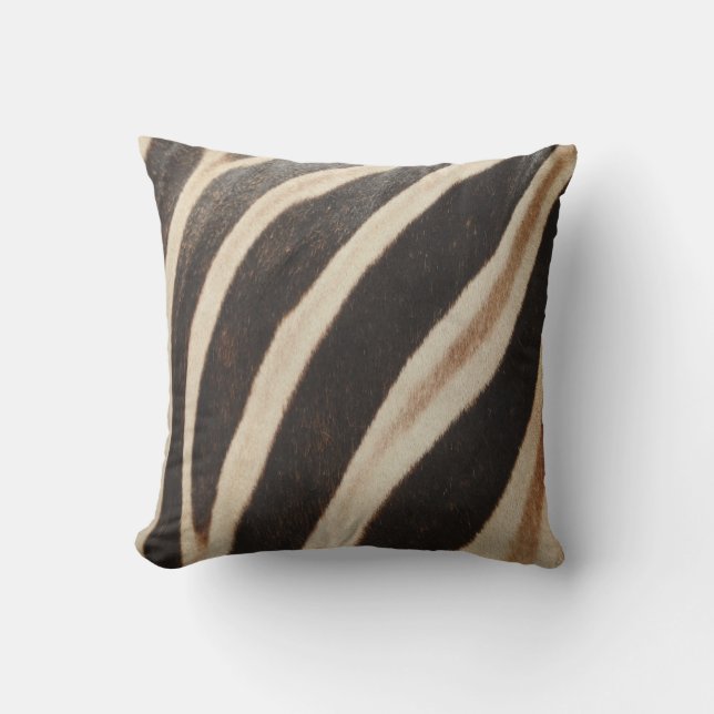 Zebra Print Cushion Kussen (Voorkant)