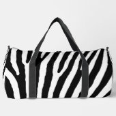 Zebra Print Cut Naai Grote Duffel Bag Plunjezak (Voorkant)