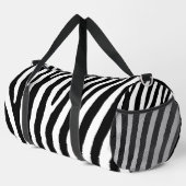 Zebra Print Cut Naai Grote Duffel Bag Plunjezak (Rechterhoek)