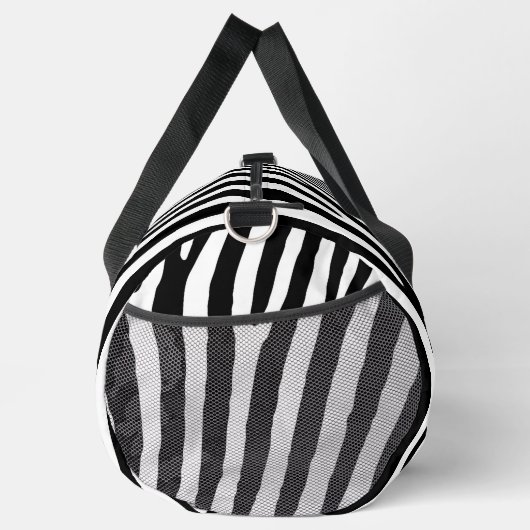 Zebra Print Cut Naai Grote Duffel Bag Plunjezak (Rechts)