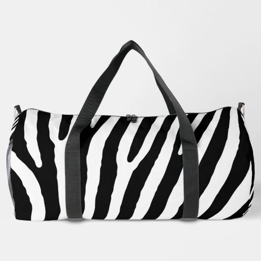 Zebra Print Cut Naai Grote Duffel Bag Plunjezak (Achterkant)