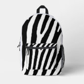 Zebra Print Cut naairugzak Bedrukte Rugzak (Voorkant)