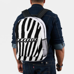 Zebra Print Cut naairugzak Bedrukte Rugzak