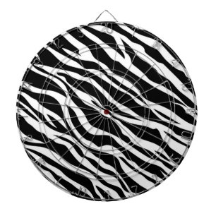 Zebra Print Dart Board Dartbord