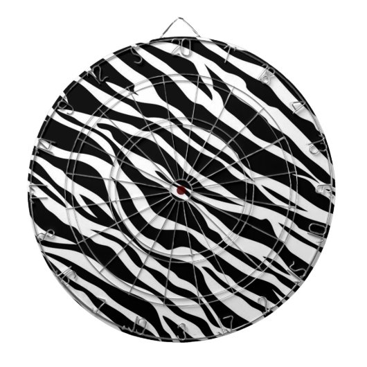 Zebra Print Dart Board Dartbord (Voorkant)
