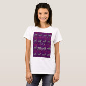 Zebra Print Decor: een leuk ontwerp T-shirt (Voorkant volledig)