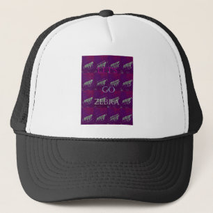 Zebra Print Decor: een leuk ontwerp Trucker Pet