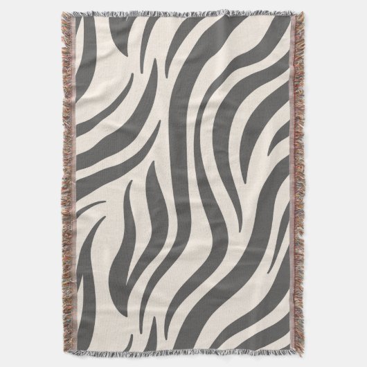 Zebra Print Deken (Voorkant Verticaal)