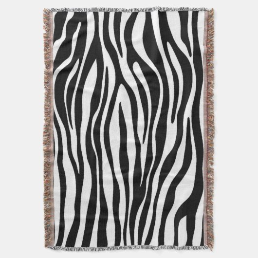 Zebra Print Deken (Voorkant Verticaal)