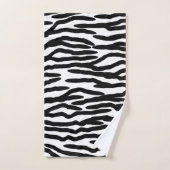 Zebra Print Design Bad Handdoek (Handdoek)