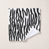 Zebra Print Design Bad Handdoek (Wasdoekje)