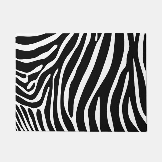 Zebra Print Deuren Mat (Voorkant)