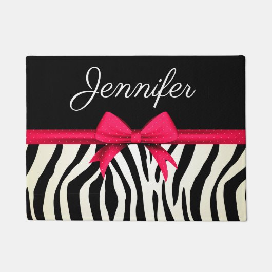 Zebra Print Deurmat (Voorkant)