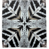 Zebra Print Douchegordijn (Voorkant)
