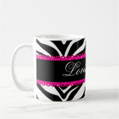 Zebra Print en Lace Koffiemok (Links)