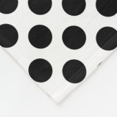 Zebra Print en Stip Patroon Fleece Deken (Hoek)