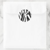 Zebra Print Envelop Seal Sticker (Tas)