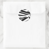 Zebra Print Envelop Seal Sticker (Tas)