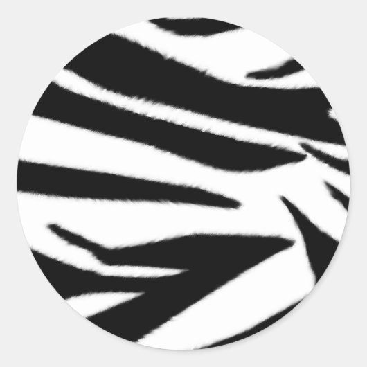 Zebra Print Envelop Seal Sticker (Voorkant)