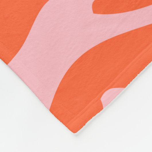 Zebra Print Fleece Deken (Hoek)