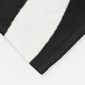 Zebra Print Fleece Deken (Hoek)