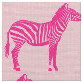 Zebra Print - Fuchsia and light roze Stof (Close Up)