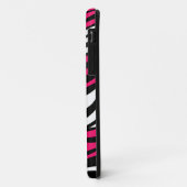 Zebra Print Fuchsia Mix iPhone 5 Hoesje (Achterkant/links)