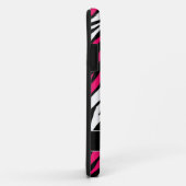 Zebra Print Fuchsia Mix iPhone 5 Hoesje (Achterkant/rechts)